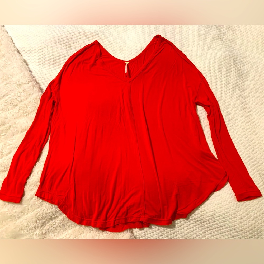 Red Free People Top